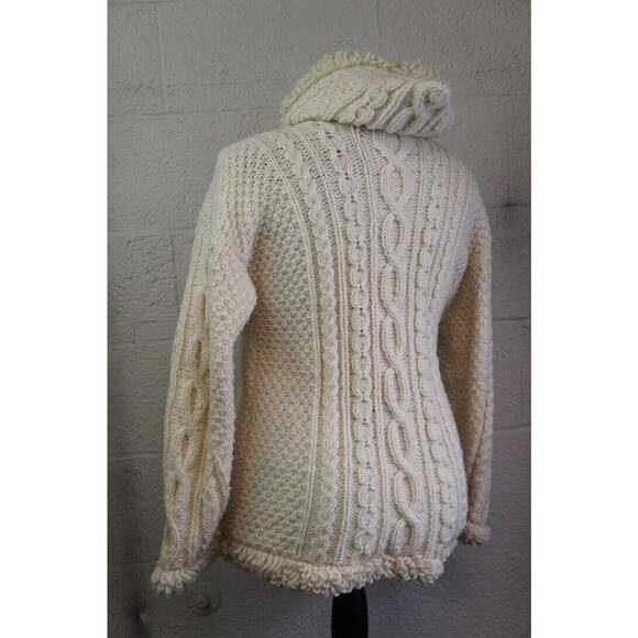 Native Knit Womens Hooded Sweater 100% Wool Made in Ecuador Size M / L - Picture 8 of 13